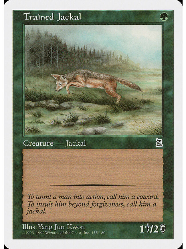 Trained Jackal