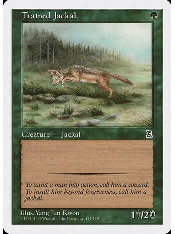 Trained Jackal