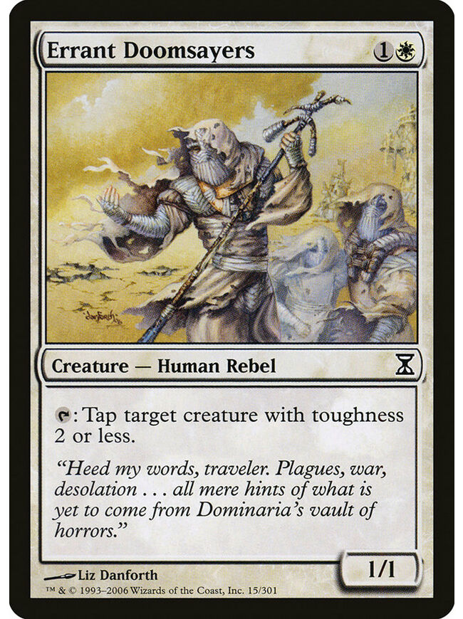 Errant Doomsayers
