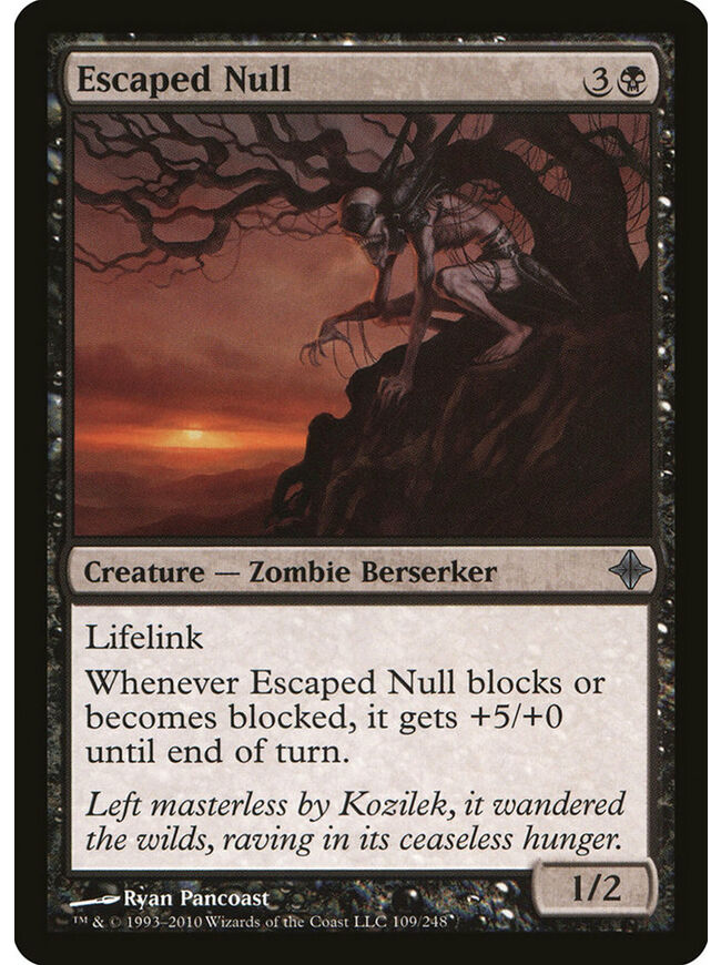 Escaped Null