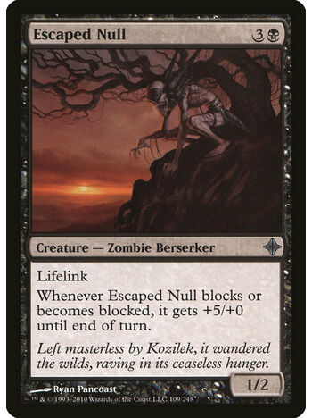 Escaped Null