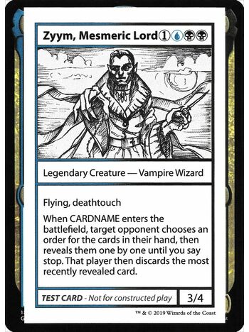 Zyym, Mesmeric Lord