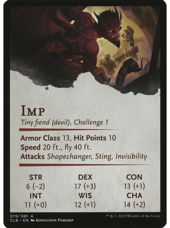 Nefarious Imp // Nefarious Imp (Art Series)