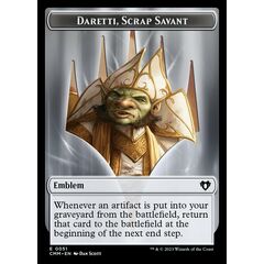 Daretti, Scrap Savant Emblem Token