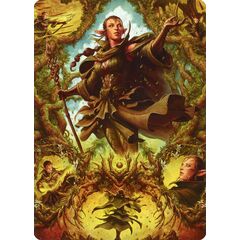 Nissa of Shadowed Boughs // Nissa of Shadowed Boughs (Art Series)