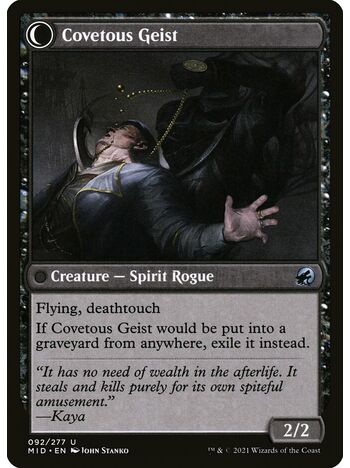 Covert Cutpurse // Covetous Geist