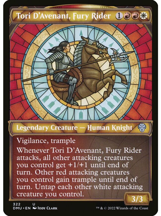 Tori D'Avenant, Fury Rider