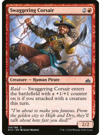 Swaggering Corsair