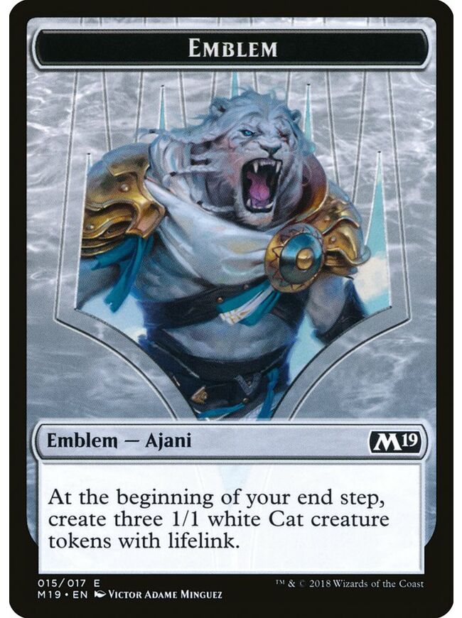 Ajani, Adversary of Tyrants Emblem Token