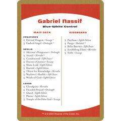Gabriel Nassif Decklist