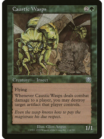 Caustic Wasps