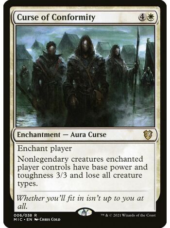 Curse of Conformity