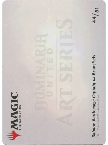 Balmor, Battlemage Captain // Balmor, Battlemage Captain (Art Series)