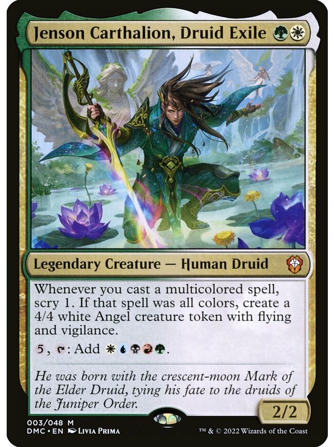 Jenson Carthalion, Druid Exile