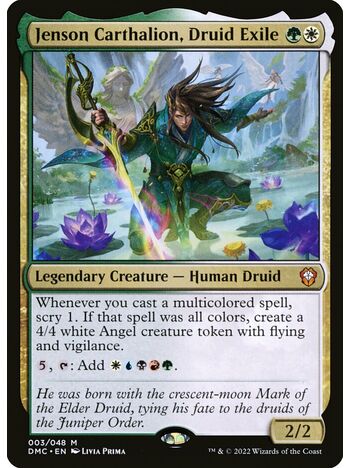 Jenson Carthalion, Druid Exile