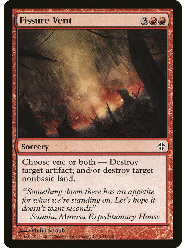 Fissure Vent