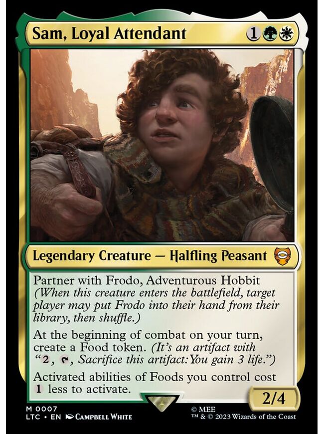 Sam, Loyal Attendant
