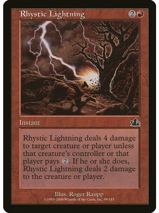 Rhystic Lightning