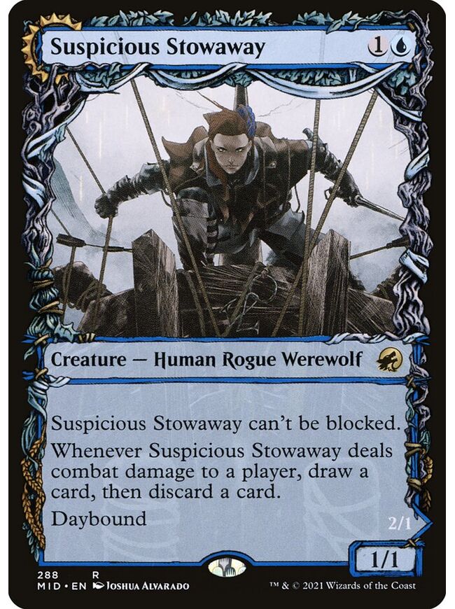 Suspicious Stowaway // Seafaring Werewolf