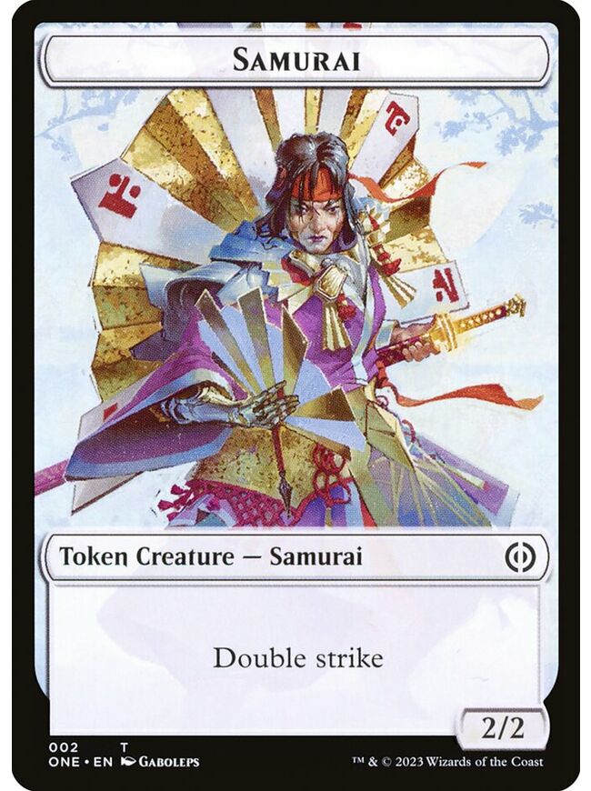 Samurai Token (Double strike)