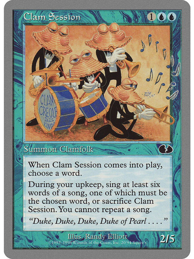 Clam Session