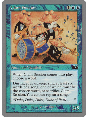 Clam Session