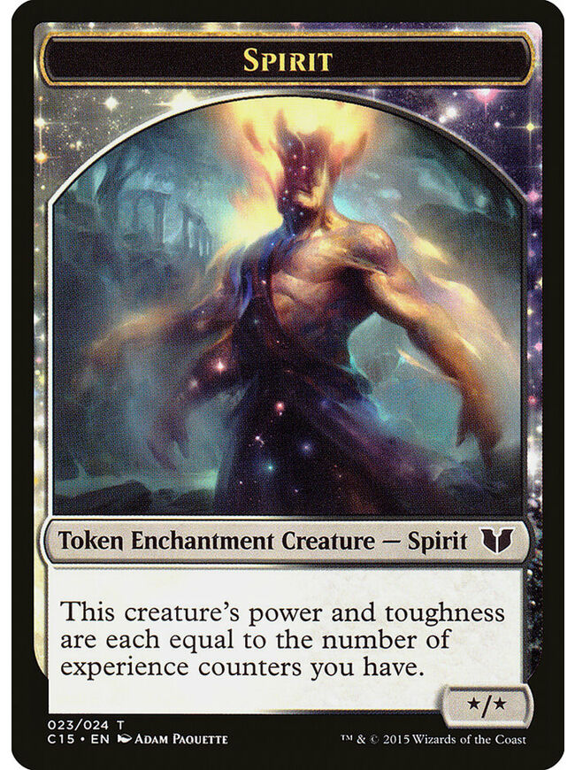 Spirit Token (*/*) (White/Black)