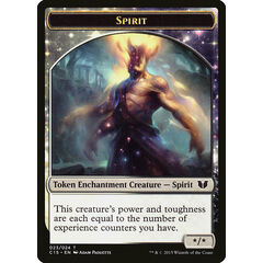 Spirit Token (*/*) (White/Black)