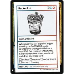 Bucket List