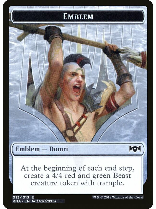 Domri, Chaos Bringer Emblem Token