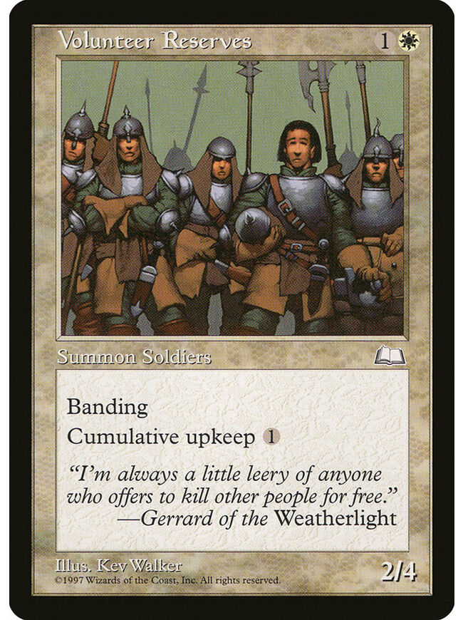 Volunteer Reserves