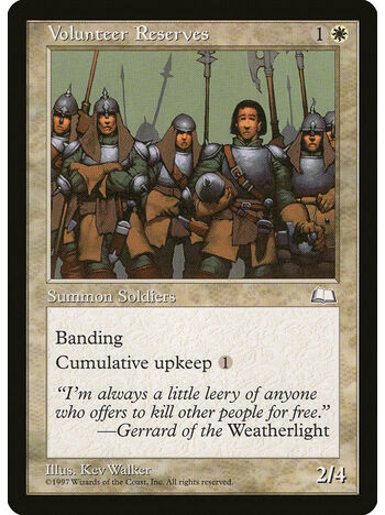 Volunteer Reserves