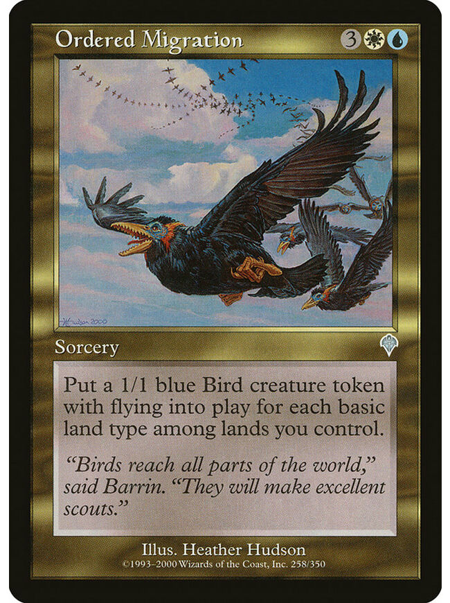 Ordered Migration