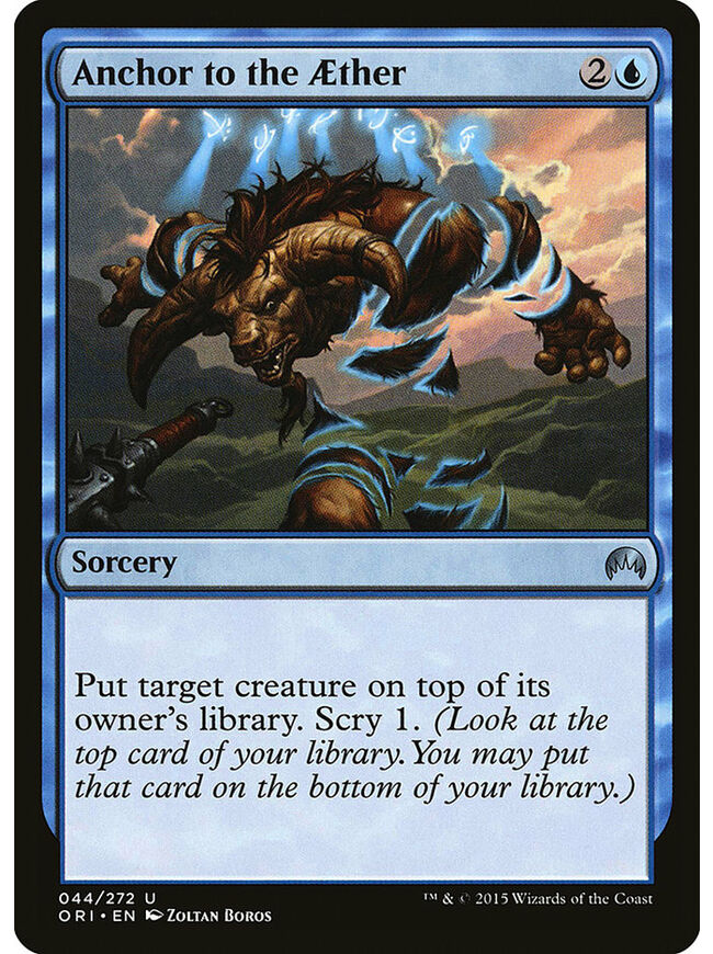 Anchor to the Aether