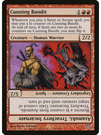 Cunning Bandit // Azamuki, Treachery Incarnate