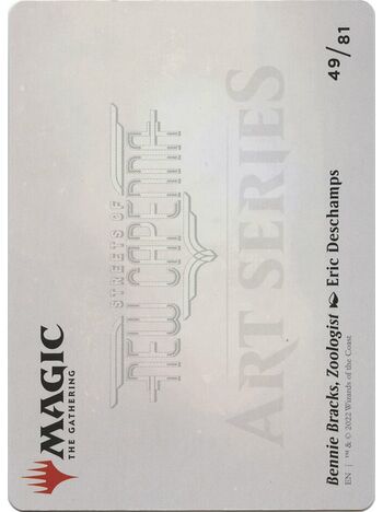 Bennie Bracks, Zoologist // Bennie Bracks, Zoologist (Art Series)