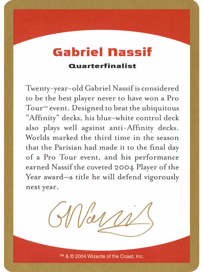 Gabriel Nassif Bio