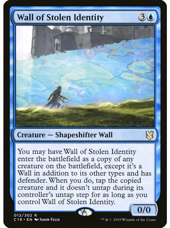 Wall of Stolen Identity