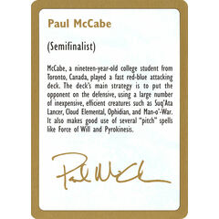 Paul McCabe Bio