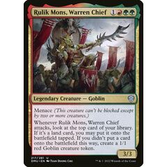 Rulik Mons, Warren Chief