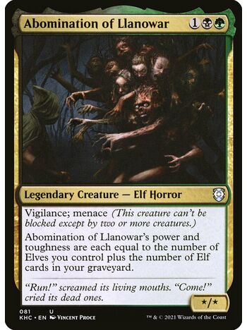 Abomination of Llanowar