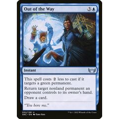 Out of the Way