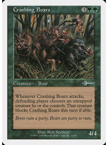 Crashing Boars