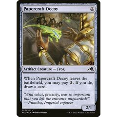 Papercraft Decoy