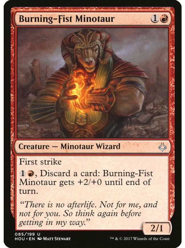 Burning-Fist Minotaur