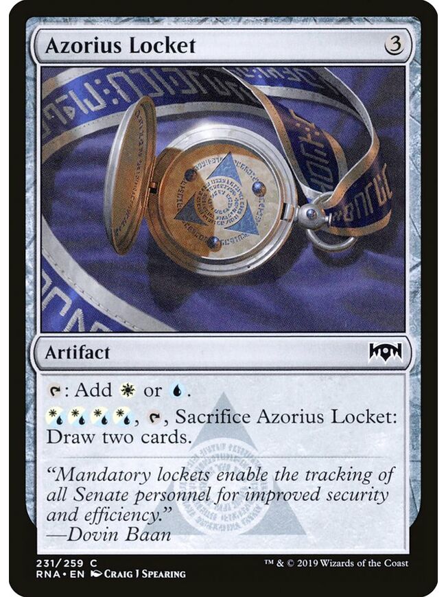Azorius Locket