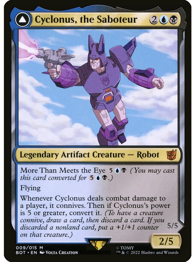 Cyclonus, the Saboteur // Cyclonus, Cybertronian Fighter