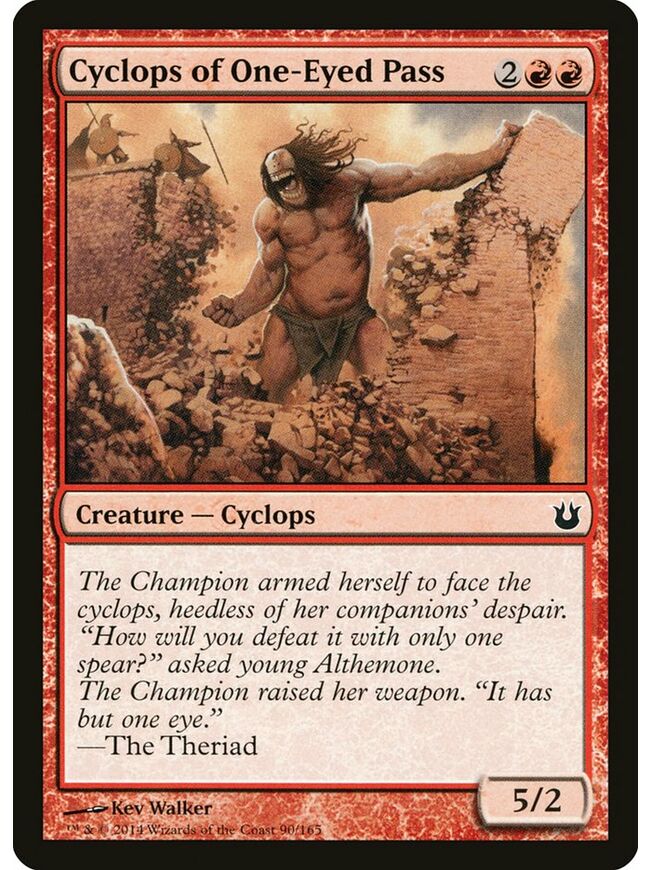 Cyclops of One-Eyed Pass