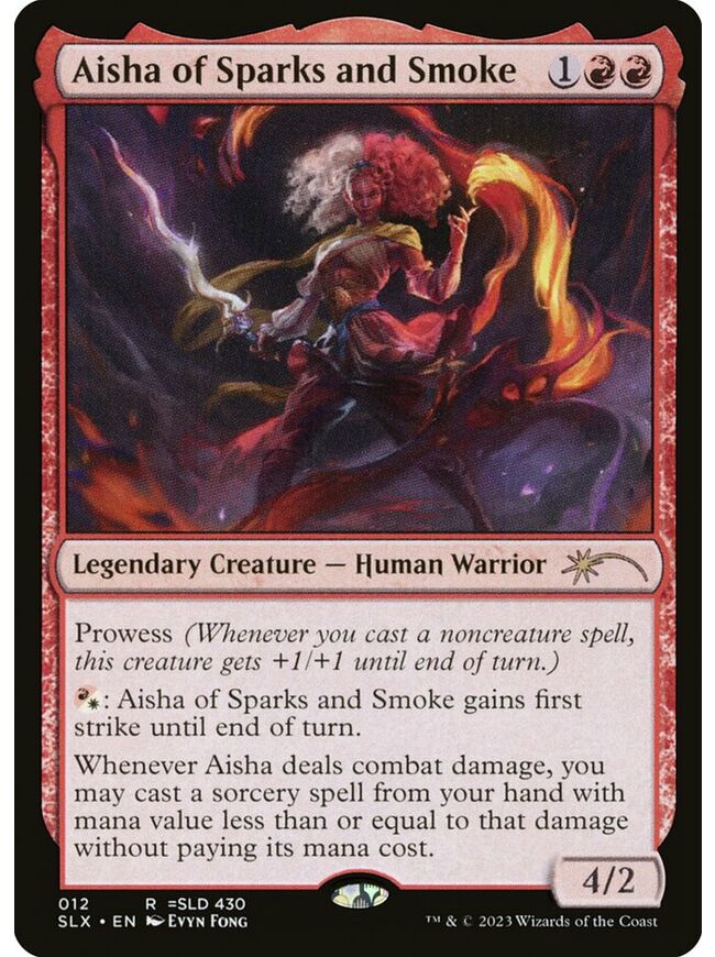 Aisha of Sparks and Smoke (Ken, Burning Brawler)