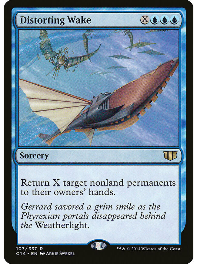 Distorting Wake